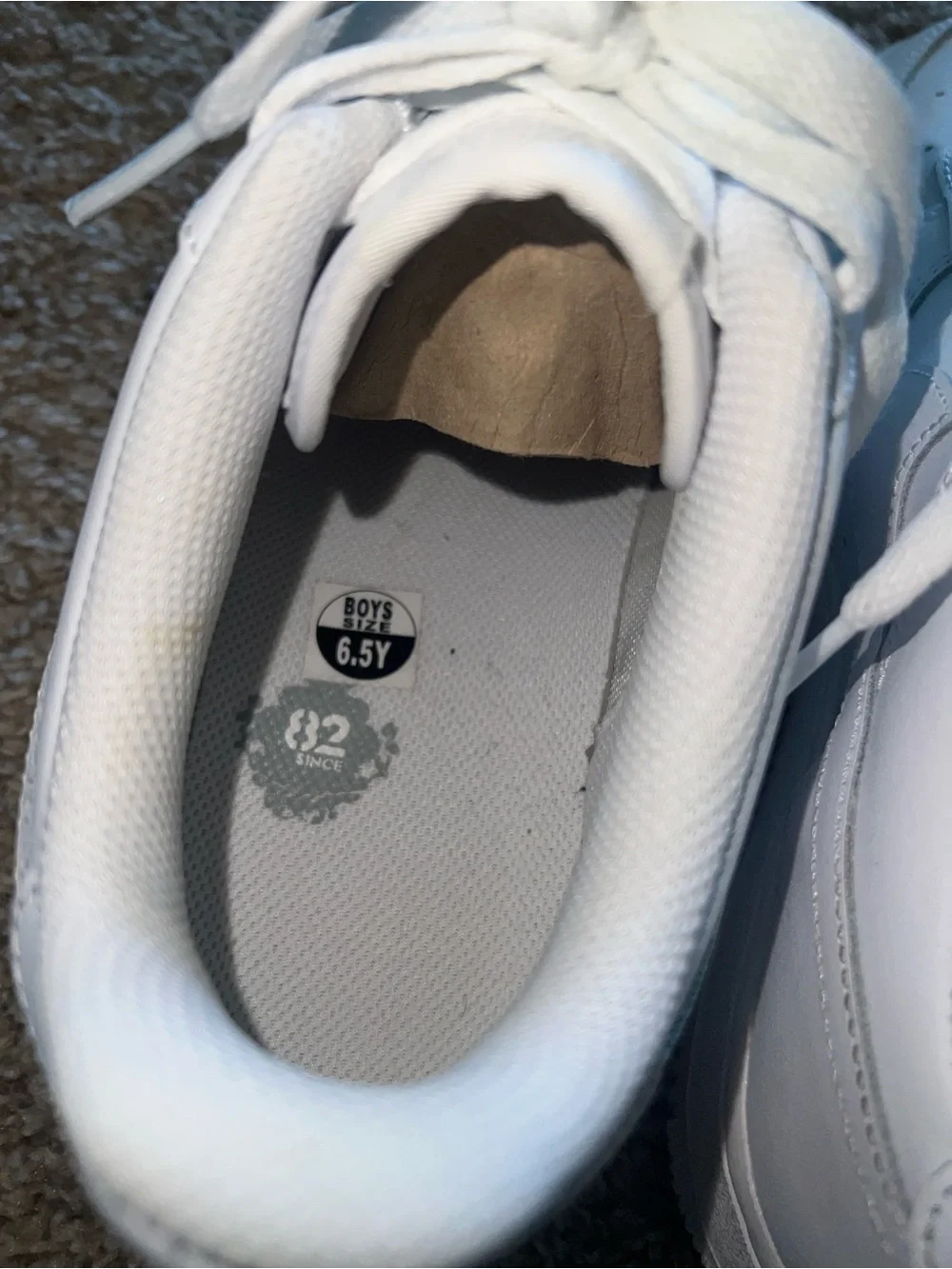 Nike Gray Air Force 1 (GS) size 6.5 Y
